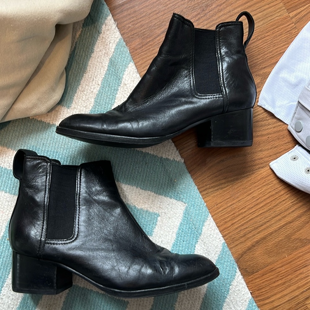 Rag and Bone💚chelsea  black booties women’s 38,5 us 8